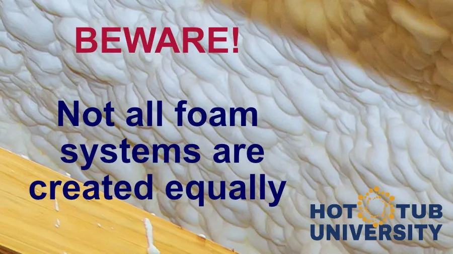 Full foam insulation is not always best